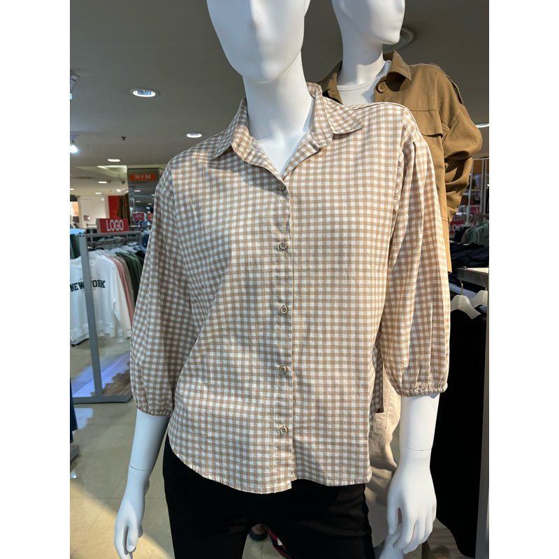 kemeja wanita logo jeans original