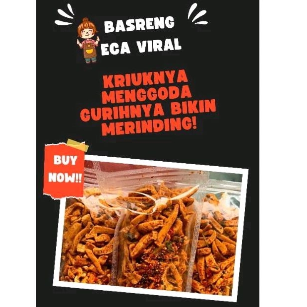 

BASRENG STIK VIRAL ECA PEDAS & ORIGINAL DAUN JERUK [500 Gram] .....