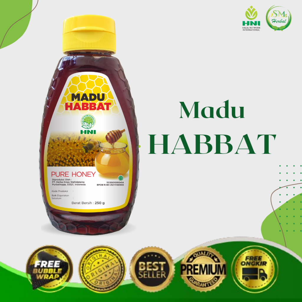 

Madu Habbat HNI HPAI 100% Madu Murni Kaya akan nutrisi