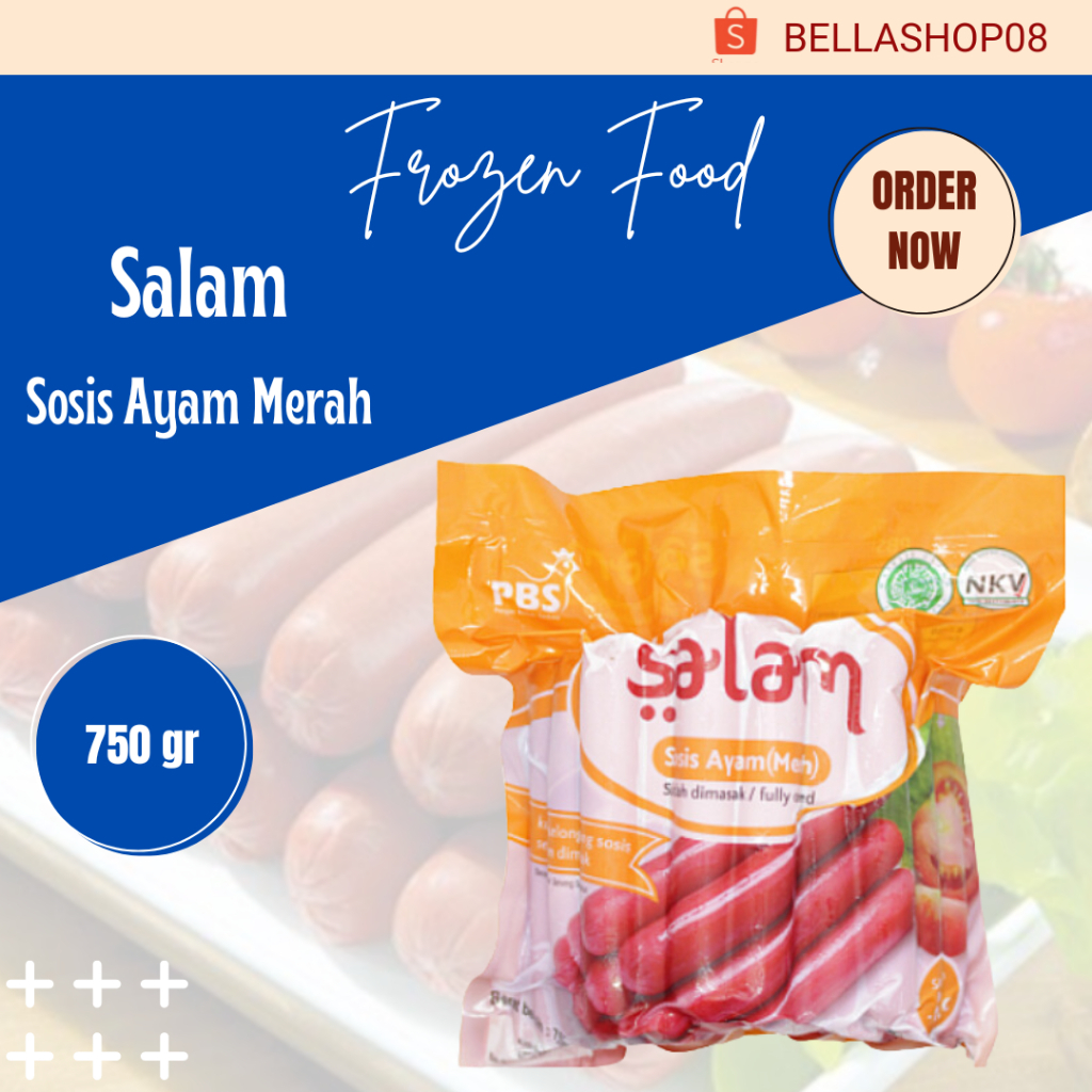 

Salam sosis ayam merah 750gr