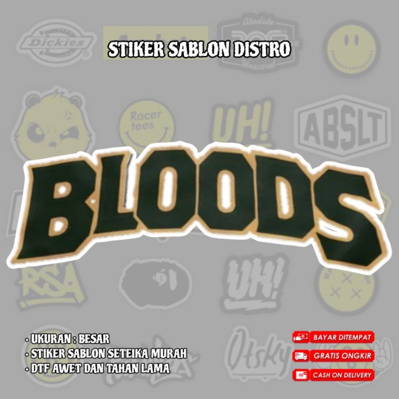 

SABLON DTF STIKER SABLON SETRIKA BRAND BLOODS