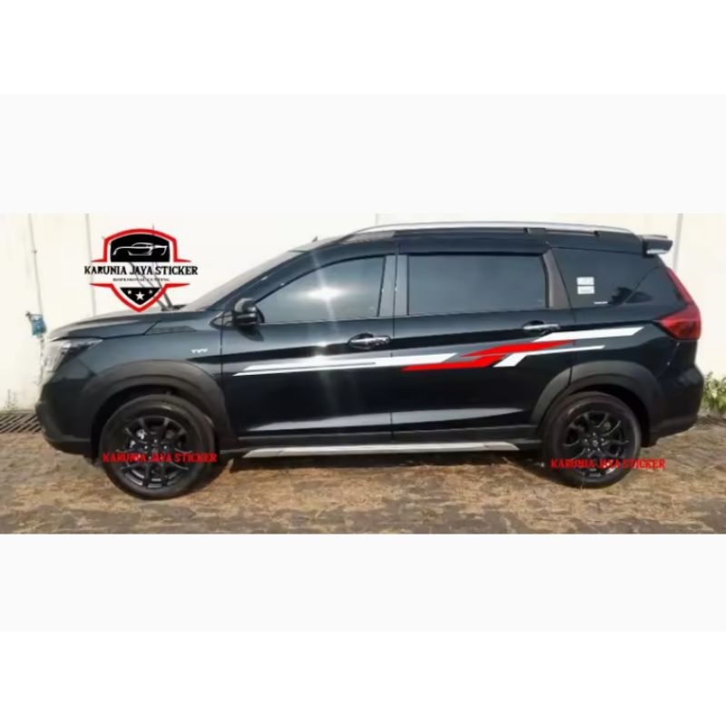 stiker SUZUKI XL 7 stiker cutting mobil SUZUKI XL 7 list bodi samping terlaris