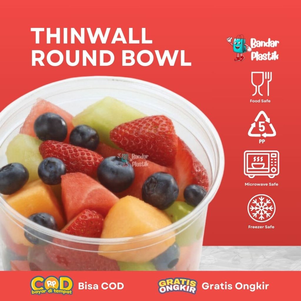 Thinwall Round Bowl /Thinwall Round 300ml/ Thinwall Round 400ml/ Thinwall Round 650ml