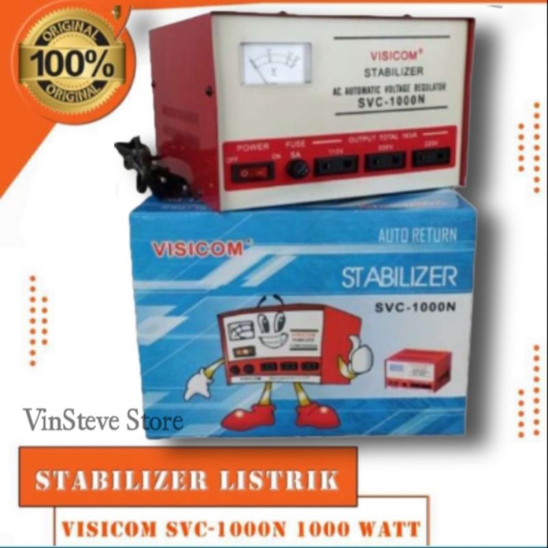 Stabilizer Listrik Visicom 1000 Watt SVC - 1000N