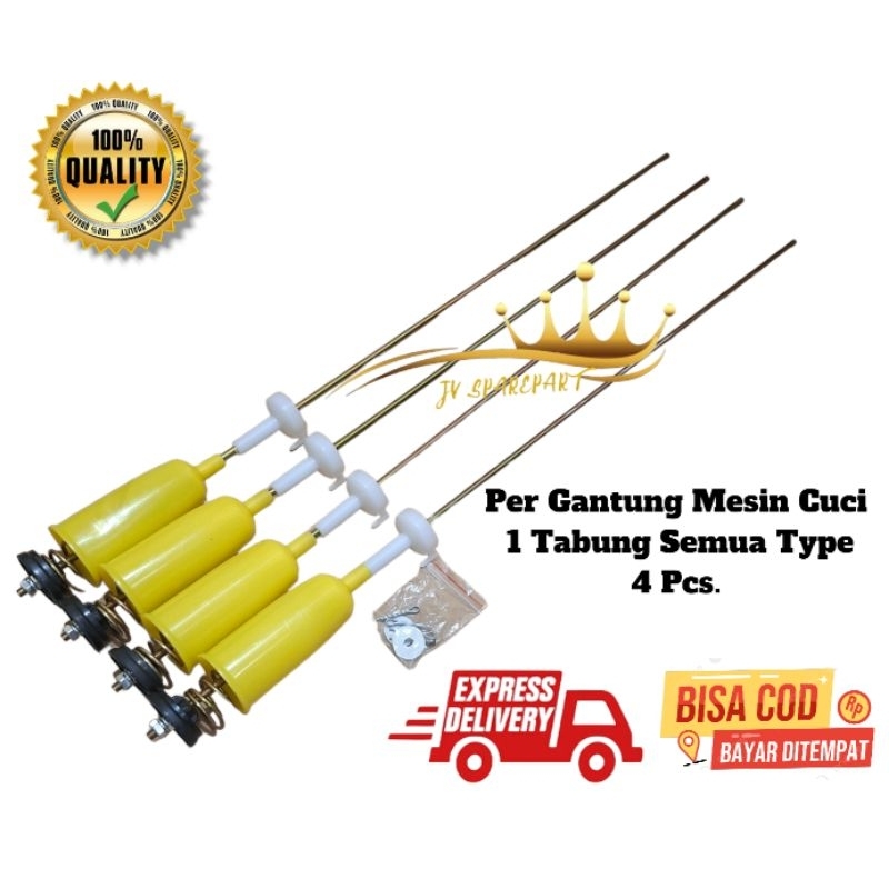 Suspensi Per Gantung Mesin Cuci 1 Tabung Umum 1 Set 4 Pcs.