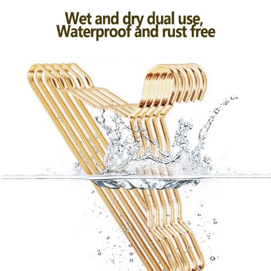 55 COD Gantungan Baju Kemeja Kaos Pria Wanita Gaun Daster Jas Jaket Clothes Hanger Material Aluminum