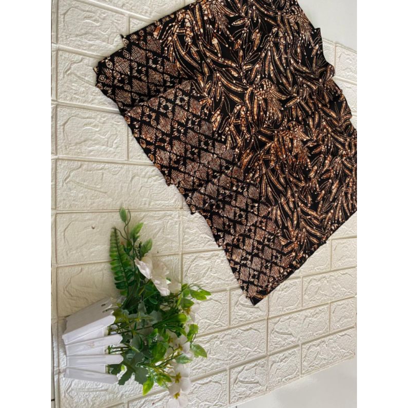 Kain batik katun paris sogan remekan