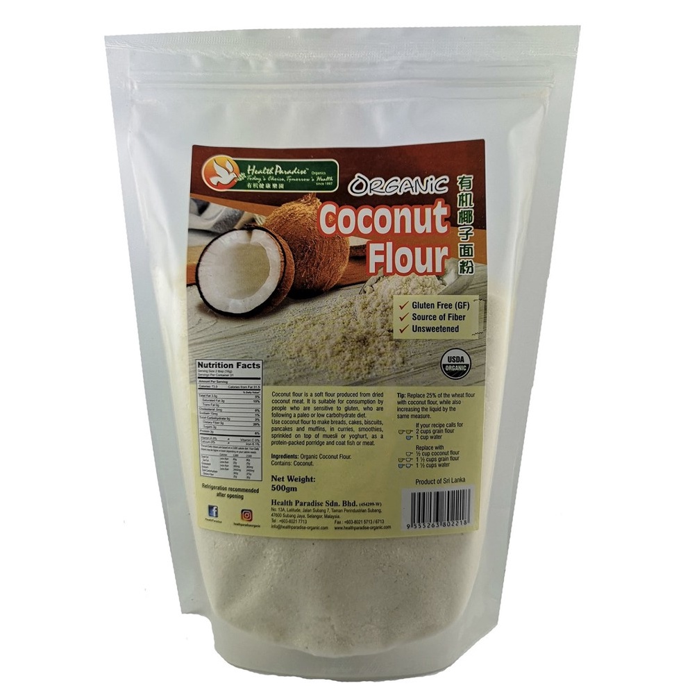 

Harga Bersahabat Health Paradise Organic Coconut Flour 5g 9F