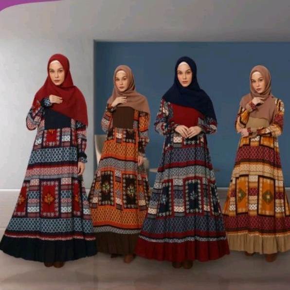 SALE GAMIS  KEKE DEWASA GDH 28  KEKE HUMAIMA / GAMIS RAYON