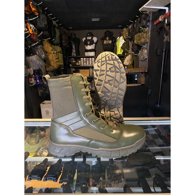 SEPATU PDL HIJAU JATAH POLRI / BRIMOB