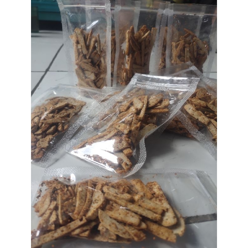

basreng tipis, keripik baso