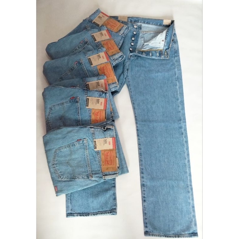 LVS Original 501 Regular Straight Fit JeansBlue Stone