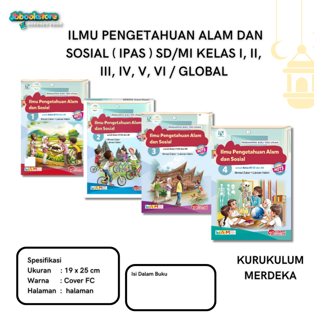 IPA SD / IPAS kelas 1 2 3 4 5 6 SD / Ilmu Pengetahuan Alam Dan Sosial SD / Kurikulum Merdeka / Globa