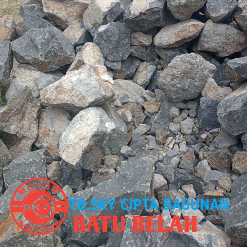 batu belah/ batu pondasi