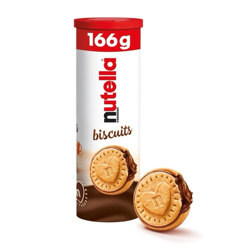 

Nutella Ferrero Biscuit Tube 166g 12pcs