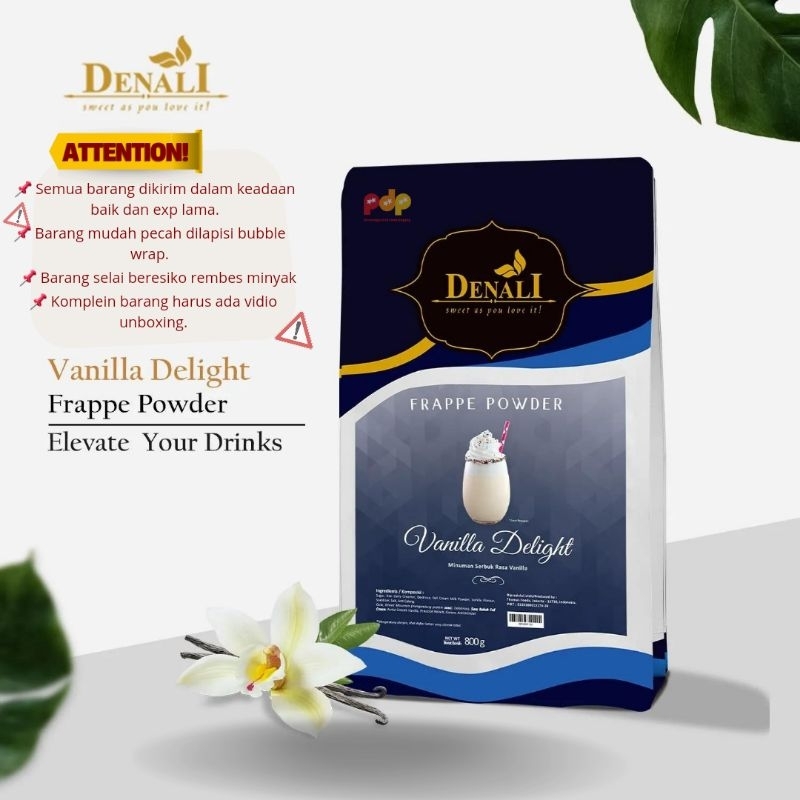 

Denali Powder Vanilla Delight 800gr / Bubuk Rasa Vanilla Premium