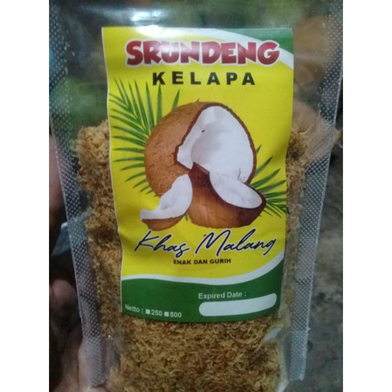 

Serundeng Kelapa manis,gurih 100gr