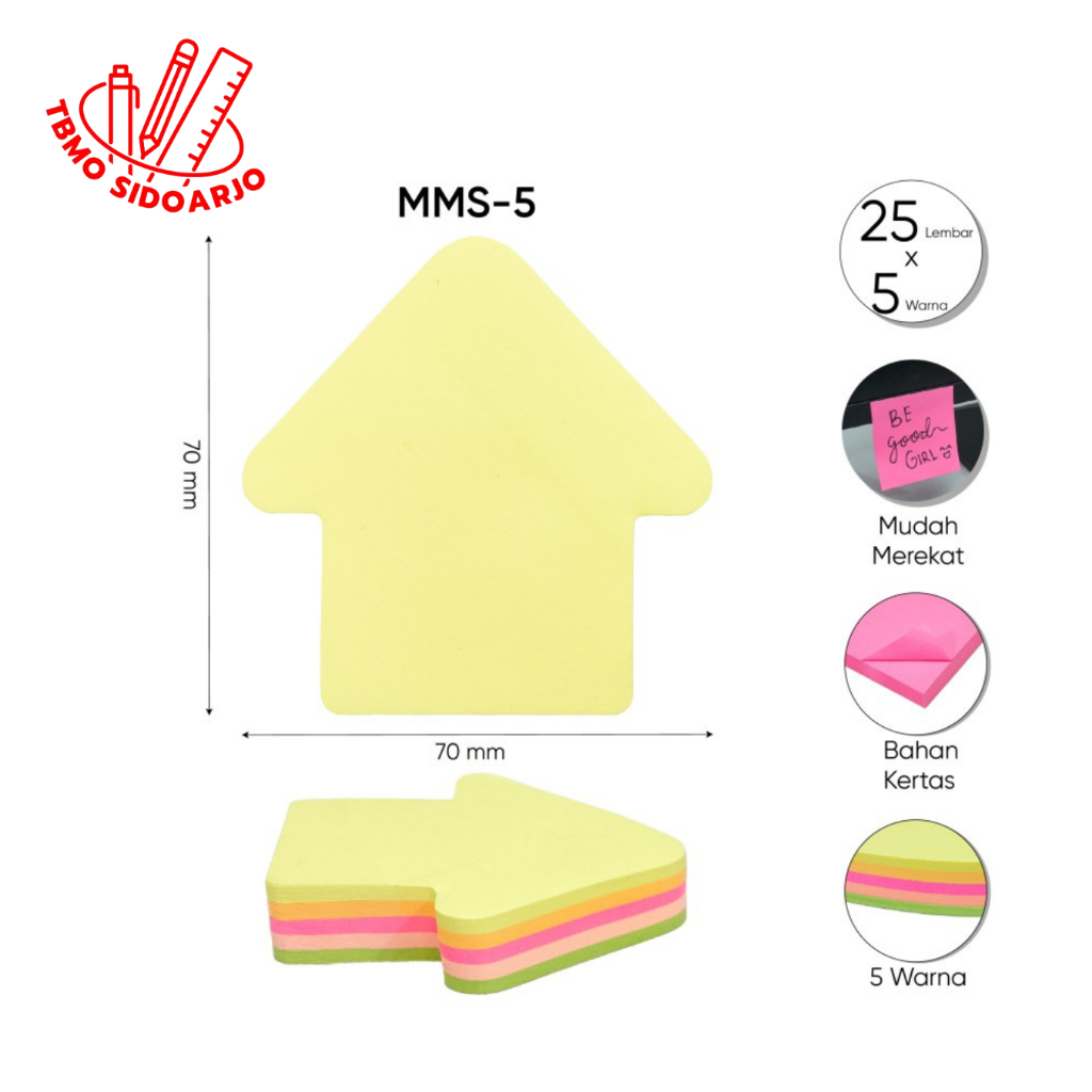 

TBMO Memo Stick Kertas Memo Tempel Sticky Note Joyko MMS-5
