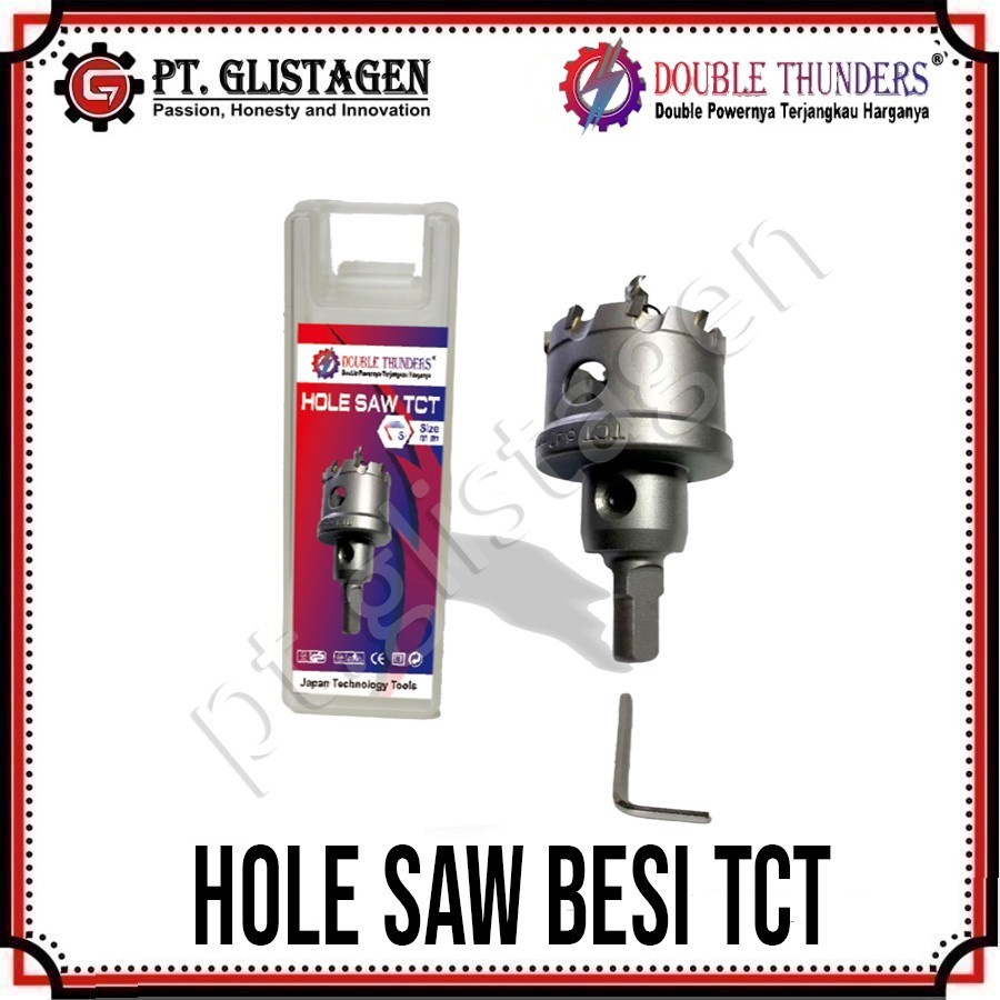 DT Hole Saw HoleSaw Besi TCT 25mm Mata Bor Besi Holesaw 25MM