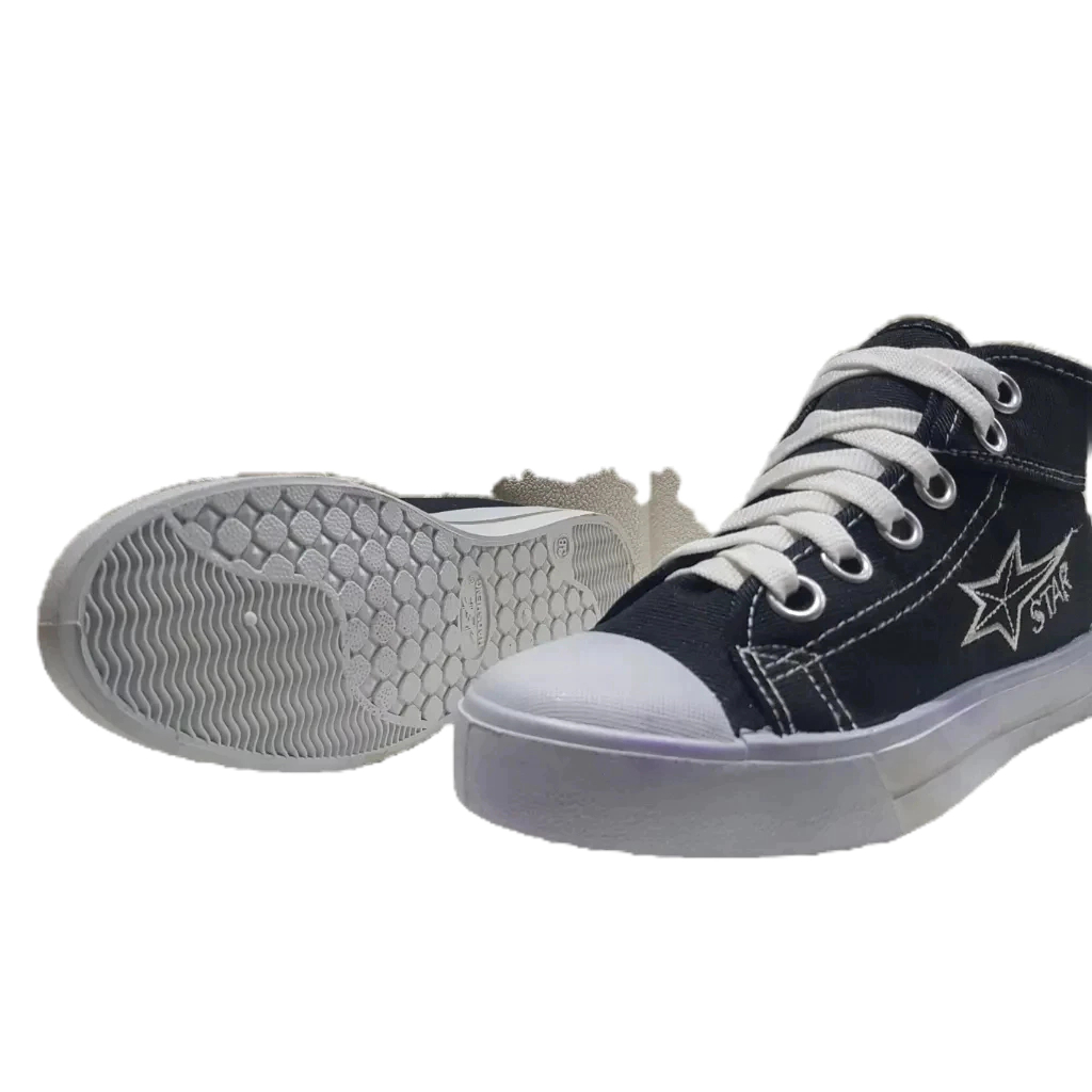 NB SEPATU Sneaker Pria KVS HITAM PUTIH MODEL TRENDY UNISEX Sepatu sekolah  | Sepatu sekolah wanita