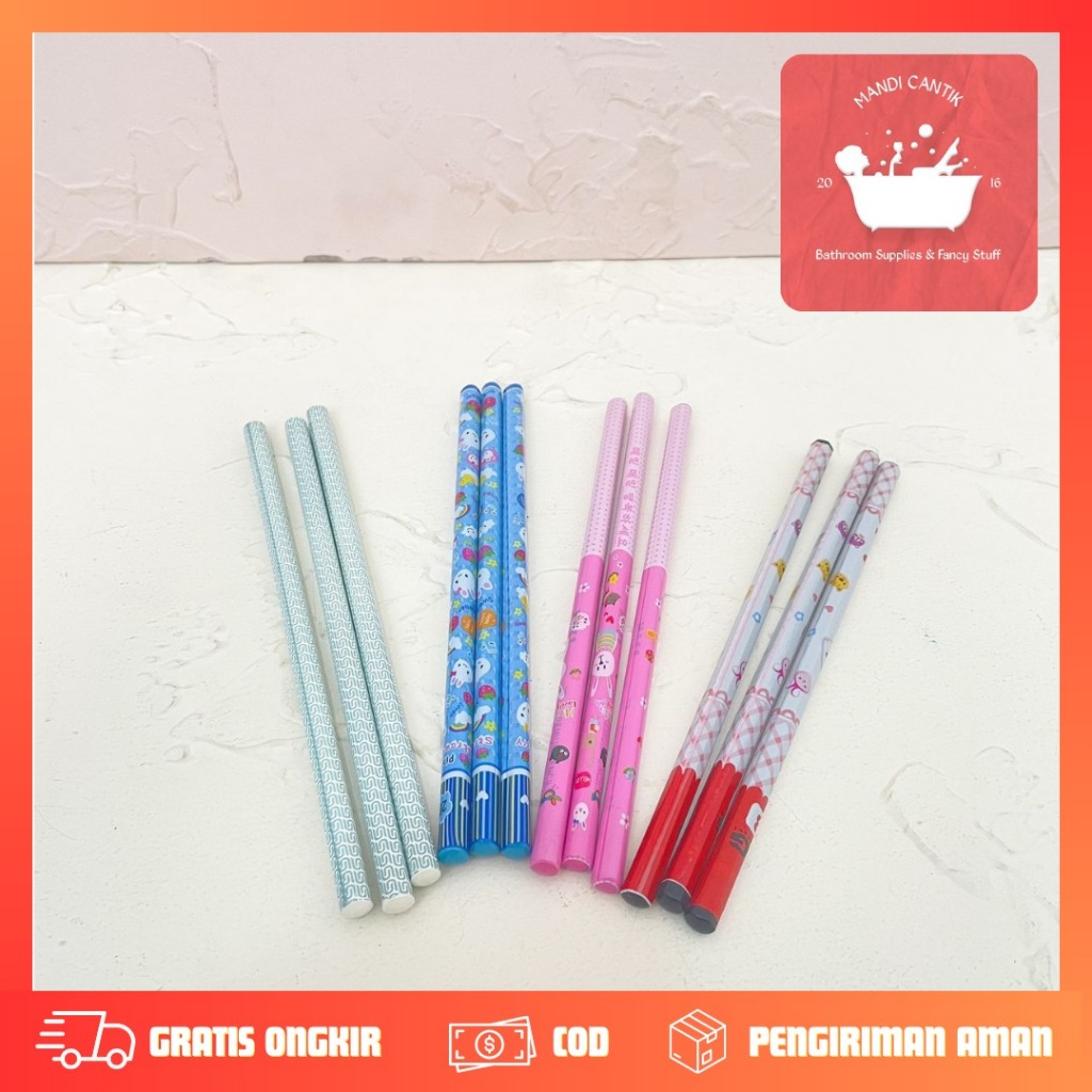 

PENSIL 2B WARNA-WARNI KARAKTER KARTUN MURAH 1 lusin (12 PCS) PS-1254