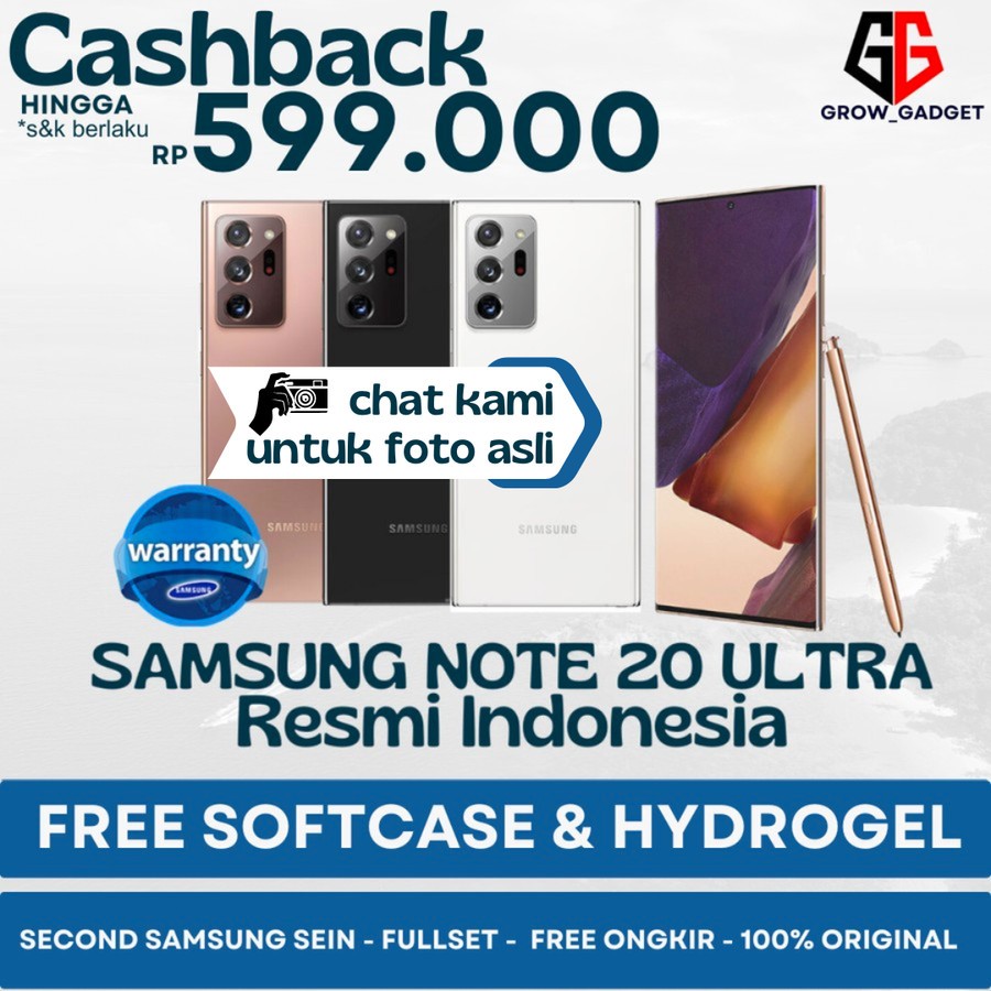 SEIN Samsung Galaxy Note 20 Ultra 512GB 256GB | Samsung Note 10 Plus 12/256GB 12/512GB Second