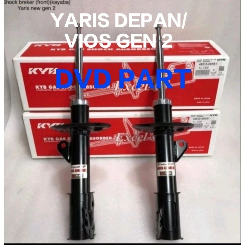 Shockbreaker merk kayaba Xcel-G Yaris/Vios gen 2 depan