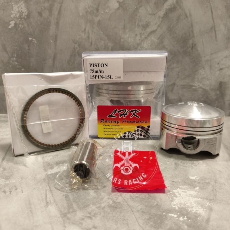 Piston LHK 75 mm pen 15 ,Set ring piston seher LHK Thailand