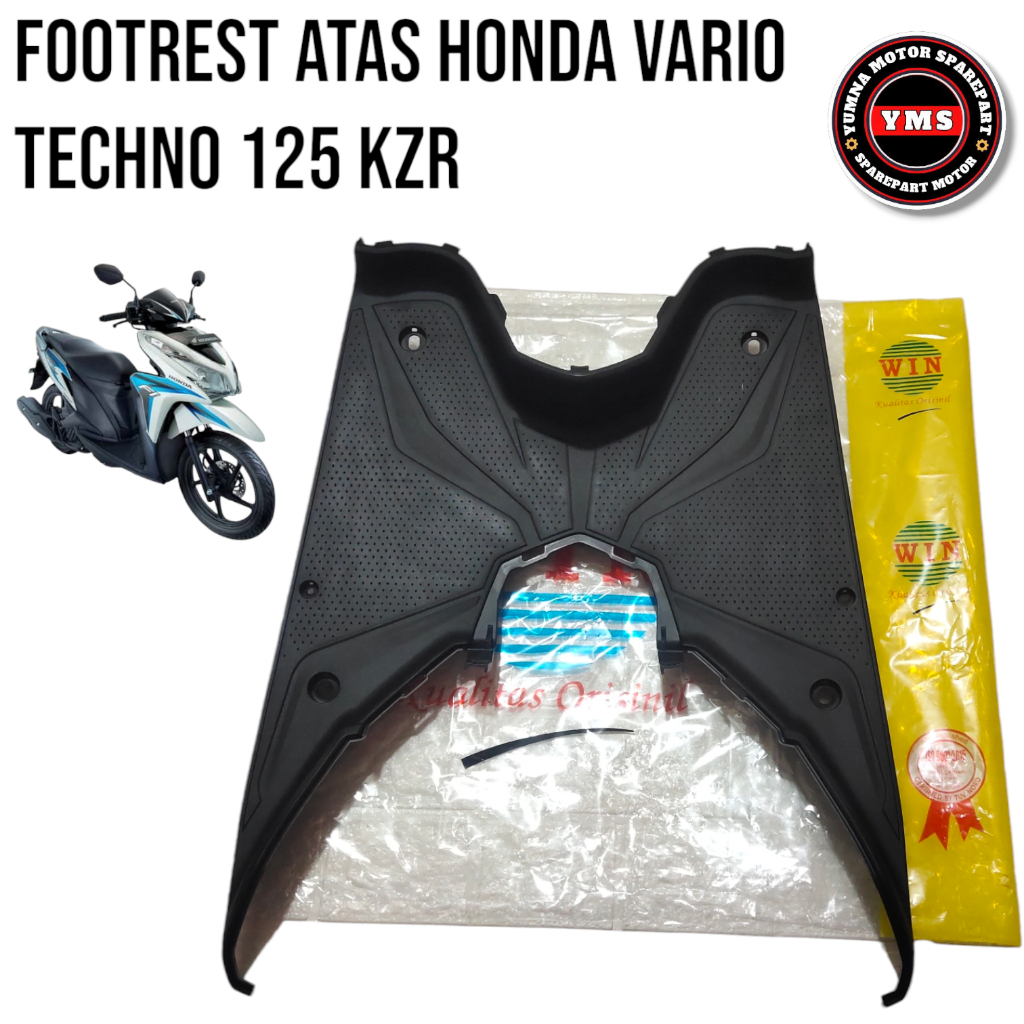 Bordes Injekan Honda Vario Techno 125 Footrest Atas/Pijakan Kaki Vario Techno 125 KZR
