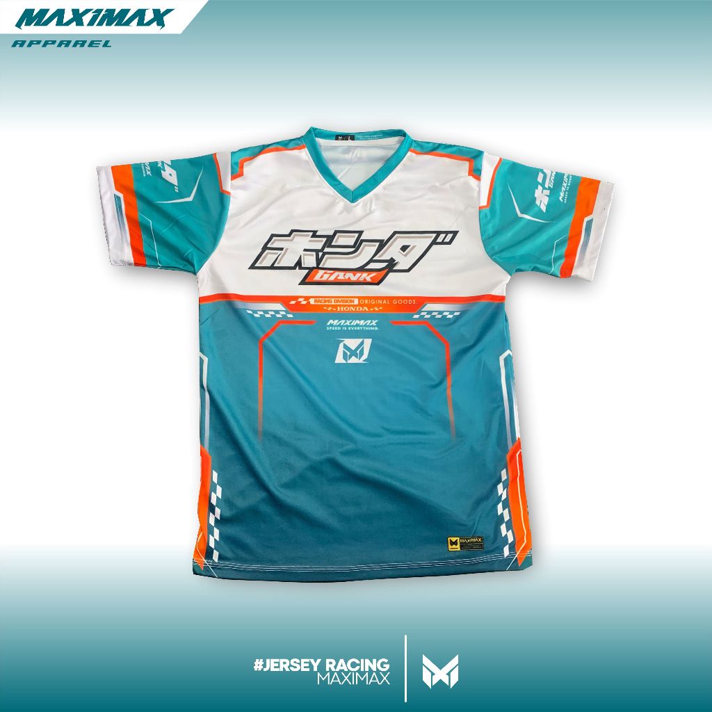 QH JERSEY RACING Jersey Honda Gank Series Jersey Racing Premium - Maximax Apparel Tosca
