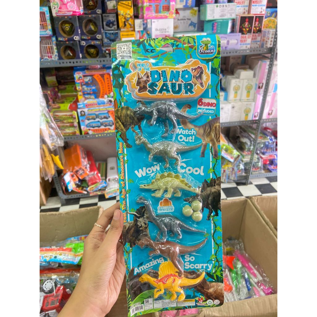 mainan anak dinosaurus set