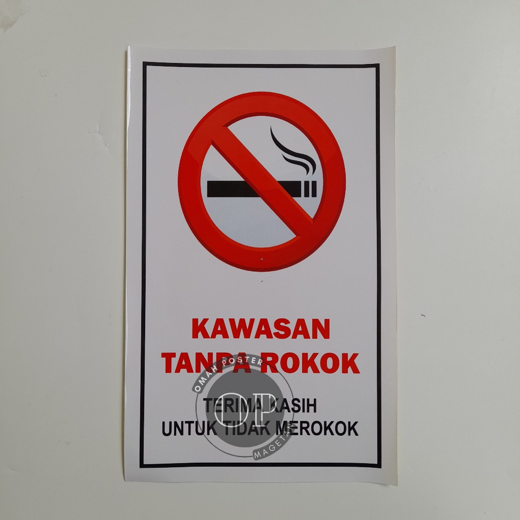 

Stiker Kawasan Tanpa Rokok - No Smoking Area - Area Dilarang Merokok