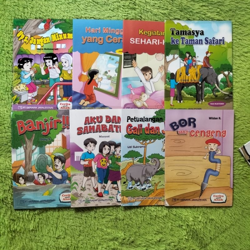 ORIGINAL BUKU CERITA ANAK DAN DONGENG UPS JANGAN MINUM HARI MINGGU YANG CERAH KEGIATAN SEHARI-HARI T
