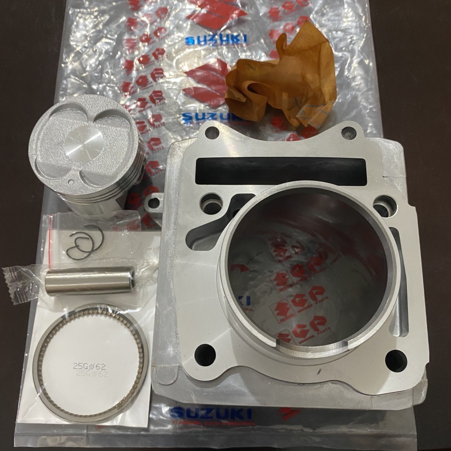 Silinder Block Cylinder Block Seher Piston Head Suzuki Satria FU 150