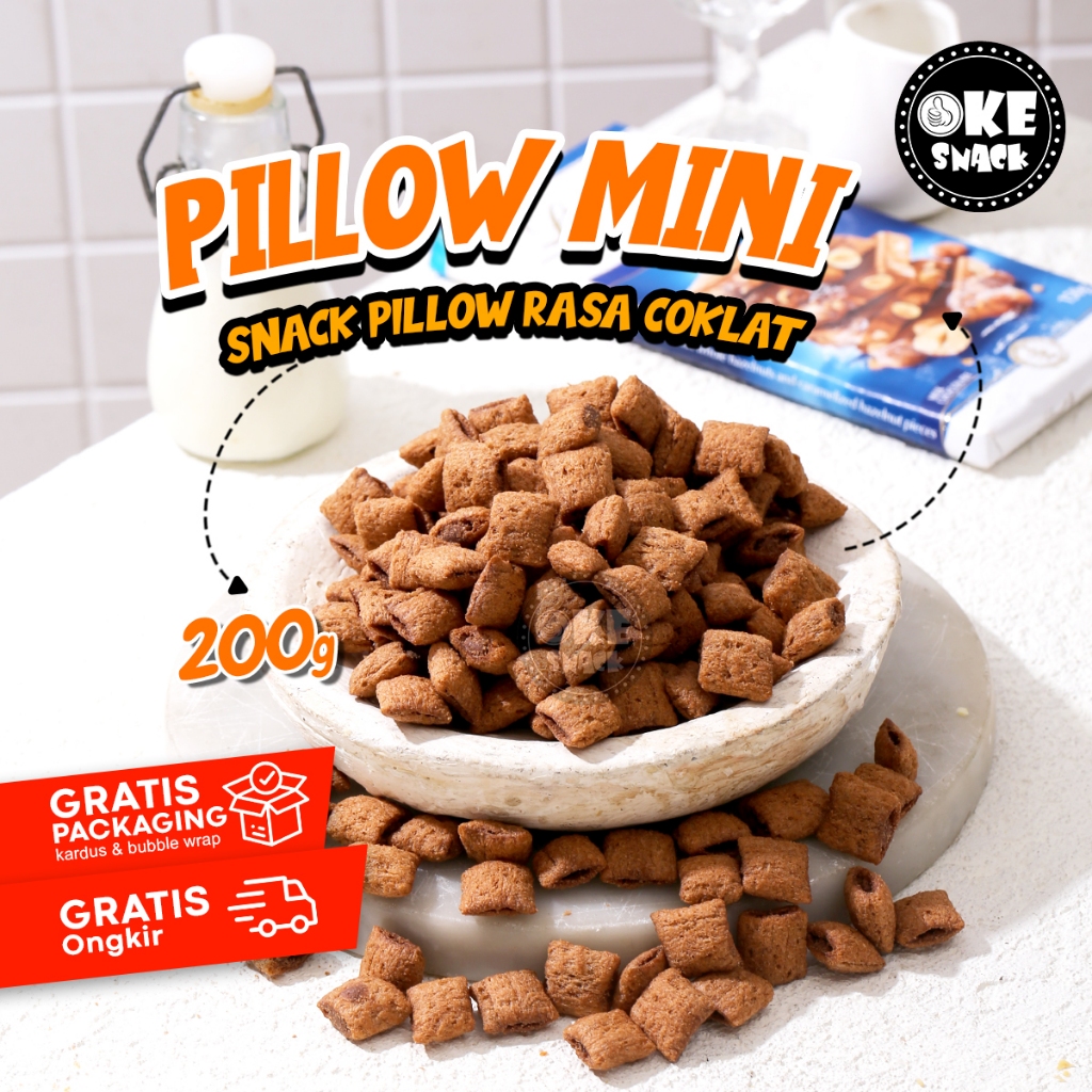

Snack Pillow Mini Coklat 200g