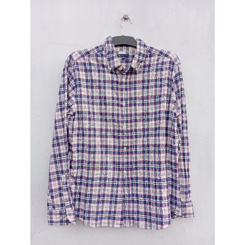 Kemeja Kasual Pria Second Branded GAP