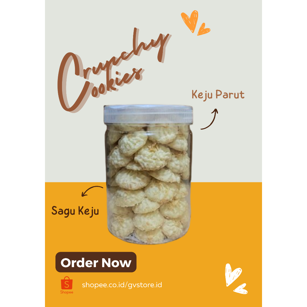 

Cookies Sagu Keju | Kue Kering Sagu Keju Kemasan Jar | Cookies Kue Kering Premium Sagu Keju Toples