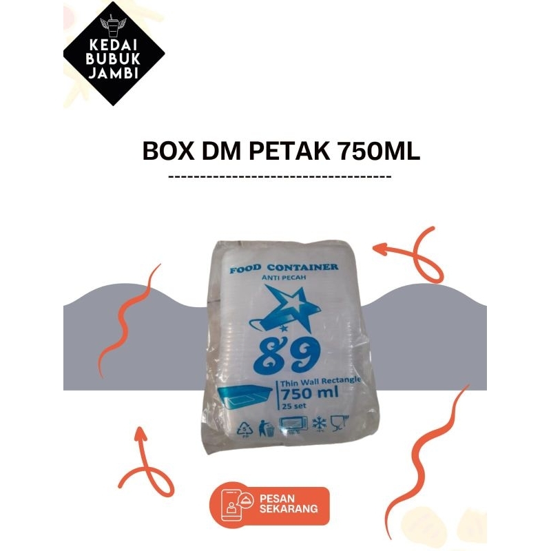 Box DM Petak 750ml
