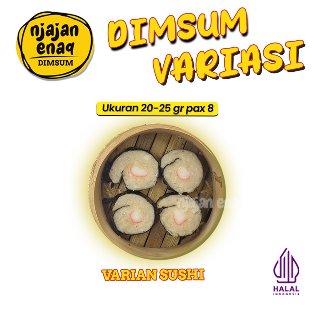 

DIMSUM VARIASI SUSHI 20gr PACK ISI 8 PCS❤️RT❤️