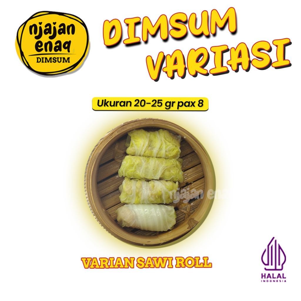 

DIMSUM VARIASI SAWI ROLL 20gr PACK ISI 8 PCS❤️RT❤️