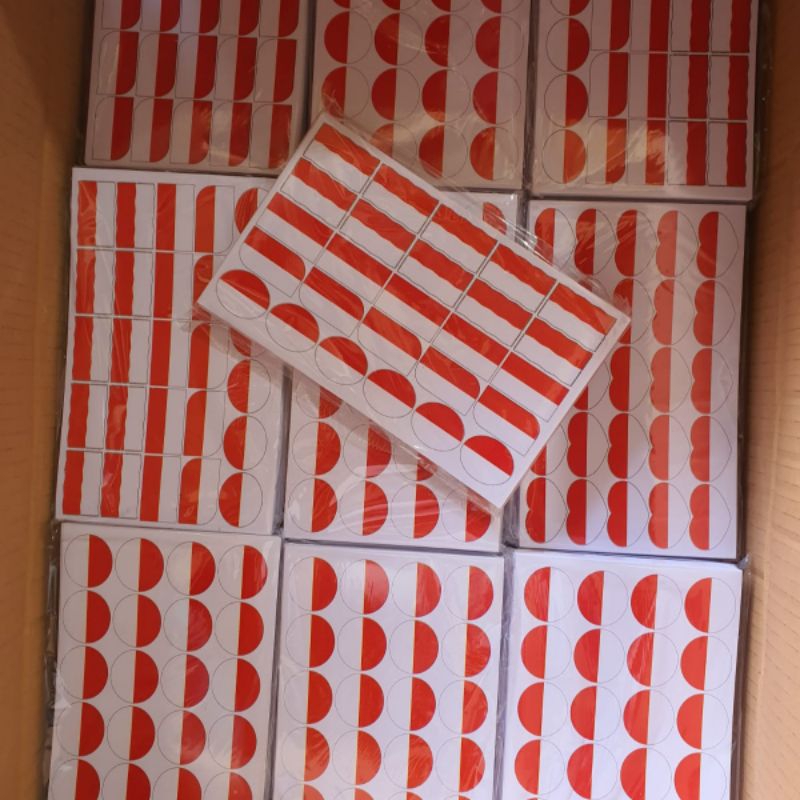 

1lembar 25 STIKER PIPI MERAH PUTIH