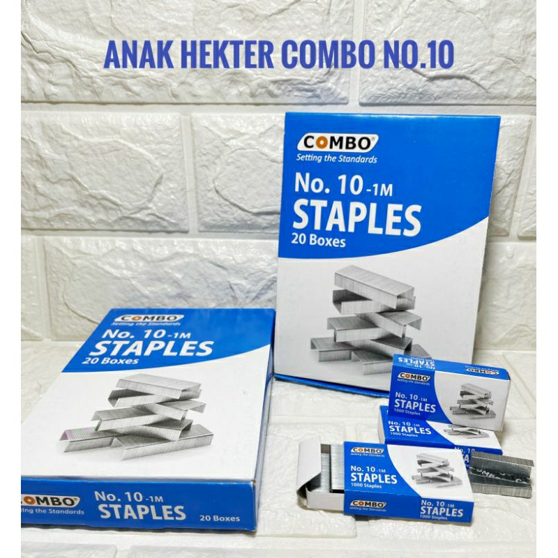 

Anak Hektar Kecil / isi staples COMBO no.10 harga per box