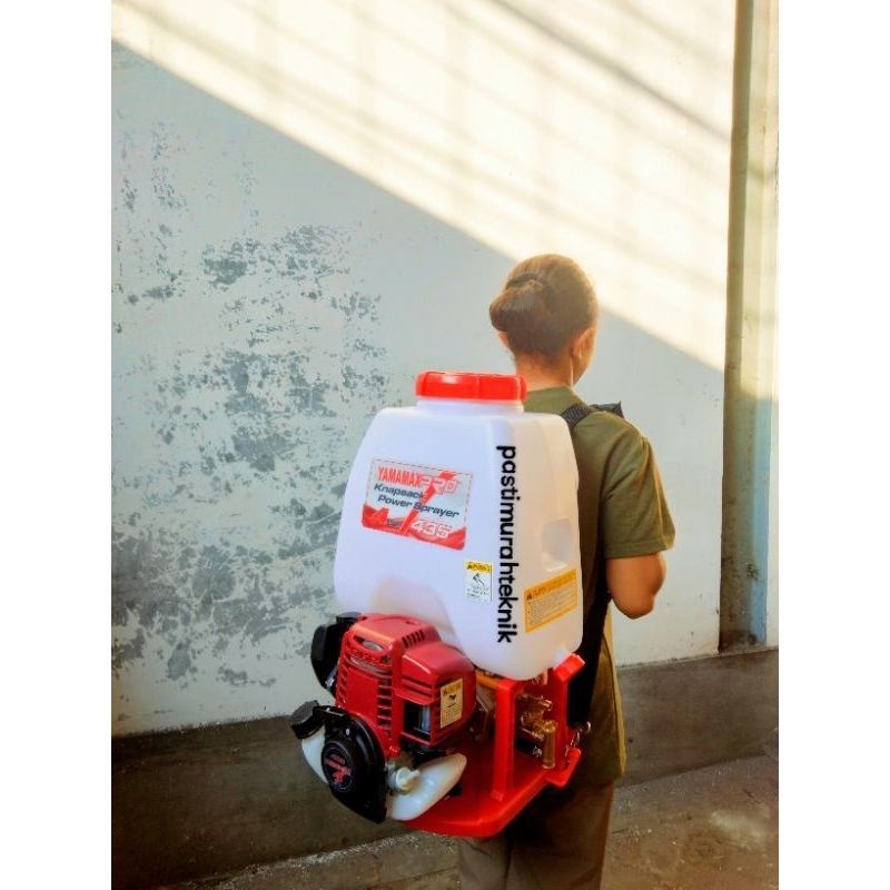 Mesin Semprot Hama Knapsack Power Sprayer 4Tak Kapasitas 20L YAMAMAX PRO 435
