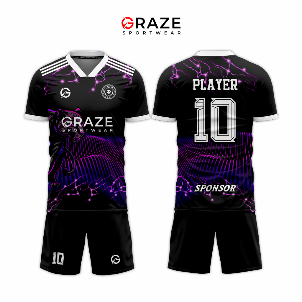 Jersey Futsal Full Printing Premium Dryfit Graze Sportwear [Bisa Satuan] Graze Sportwear - G071