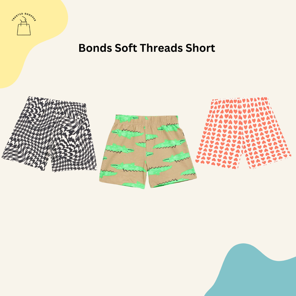 BONDS SHORT PANTS BONDS CELANA PENDEK BONDS SOFT THREADS SHORT