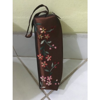 

tempat pensil alis brush tas makeup kotak serbaguna motif bunga cantik