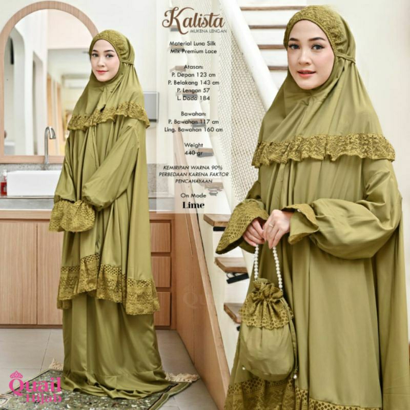 Kalista Mukena Lengan QuaiL Hijab
