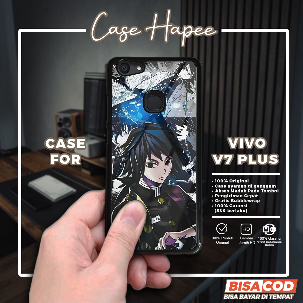 Case Vivo V7 Plus Casing Vivo V7 Plus [DMSL] Casehapee Case Glossy Case Aesthetic Custom Case Premiu