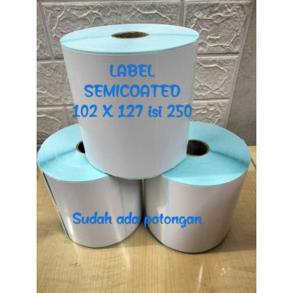 

STICKER JNE 102 X 127 MM ISI 250 RESI JNE LABEL BARCODE SEMICOATED