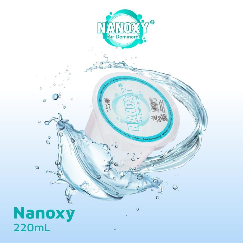 

Nanoxy Air Demineral Cup 220 ml Per Karton isi 48 Cup